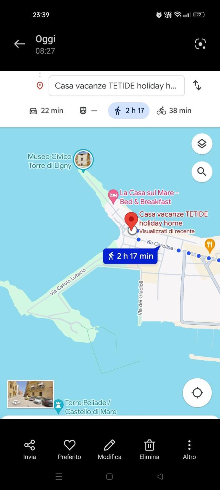 Tetide Holiday Home,Casa Vacanze تراباني المظهر الخارجي الصورة